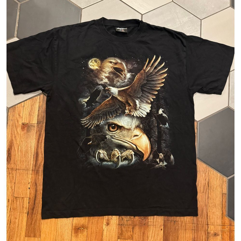 Rock Chang Eagle Bird full graphic t shirt  rocker western vintage classic XL